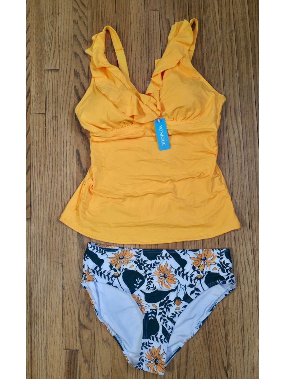 younique tankini swim suit size s